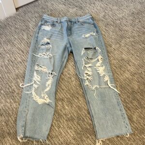Women’s size 4, American Eagle comfort stretch waistband Mom jeans